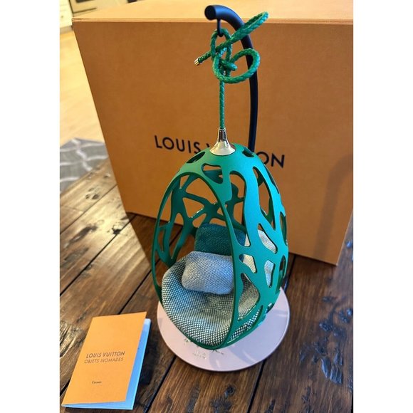 Louis Vuitton Green COCOON Miniature Chair BY FERNANDO & HUMBERTO CAMPANA RARE - Picture 5 of 8
